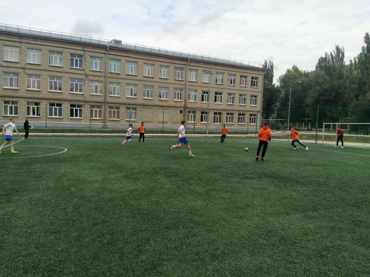 Районные соревнования по футболу.